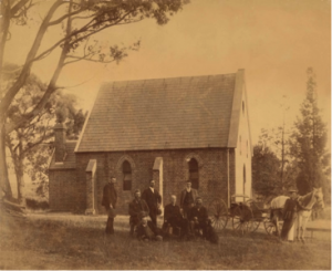 When the church of St Stephen was built in 1865, horses would be a typical way to get to church. The church was amongst bushland.